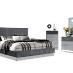 Enzo Bed, Dresser & Mirror